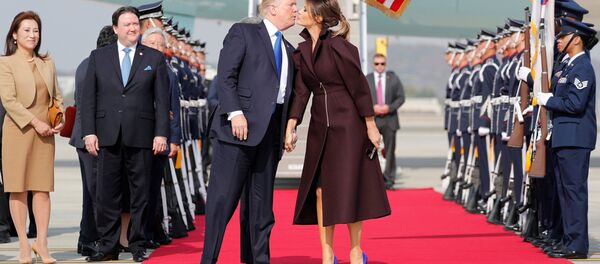 ABD Başkanı Donald Trump-First Lady Melania Trump ABD Başkanı Donald Trump-First Lady Melania Trump - Sputnik Türkiye