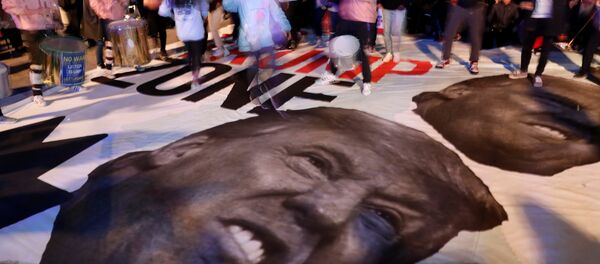 Güney Kore'de Trump protestosu - Sputnik Türkiye