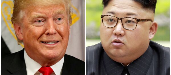 ABD Başkanı Donald Trump- Kuzey Kore lideri Kim Jong-un - Sputnik Türkiye