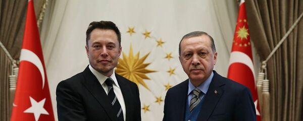 Cumhurbaşkanı Recep Tayyip Erdoğan ve Elon Musk - Sputnik Türkiye