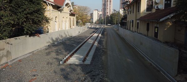 Haydarpaşa-Gebze hattında ilk raylar döşendi - Sputnik Türkiye