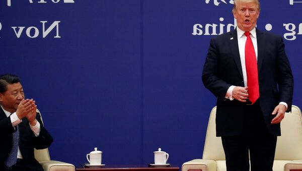 ABD Başkanı Donald Trump- Çin Devlet Başkanı Şi Cinping - Sputnik Türkiye