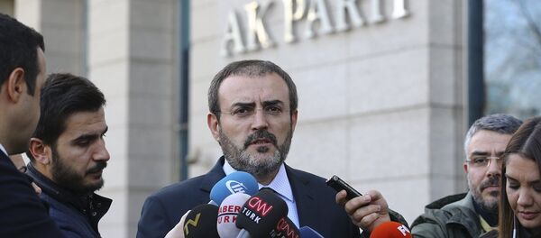 AK Parti Genel Başkan Yardımcısı ve Parti Sözcüsü Mahir Ünal - Sputnik Türkiye