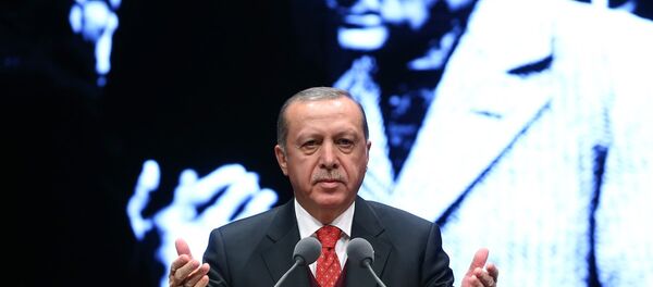 Atatürk'ü anma töreninde konuşan Cumhurbaşkanı Recep Tayyip Erdoğan - Sputnik Türkiye