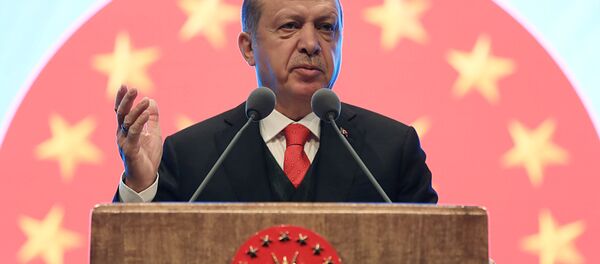 Cumhurbaşkanı ve AK Parti Genel Başkanı Recep Tayyip Erdoğan - Sputnik Türkiye