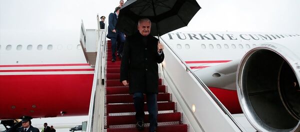 Başbakan Binali Yıldırım - özel uçak 'CAN' - Sputnik Türkiye