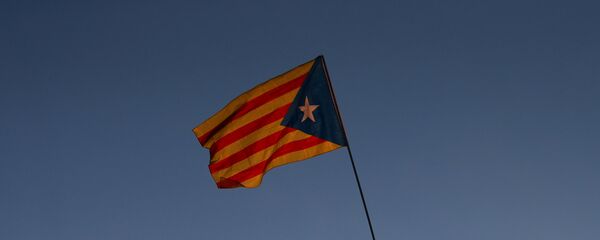 Tutuklu Katalonya siyasileri için protesto Tutuklu Katalonya siyasileri için protesto - Sputnik Türkiye