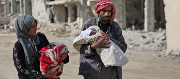 Suriyeli siviller Suriyeli siviller - Sputnik Türkiye