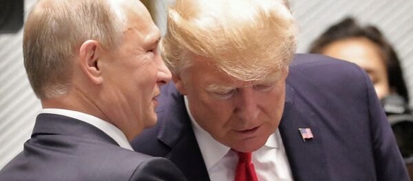Rusya Devlet Başkanı Vladimir Putin-ABD Başkanı Donald Trump - Sputnik Türkiye