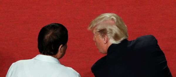 ABD Başkanı Donald Trump- Filipinler Devlet Başkanı Rodrigo Duterte - Sputnik Türkiye