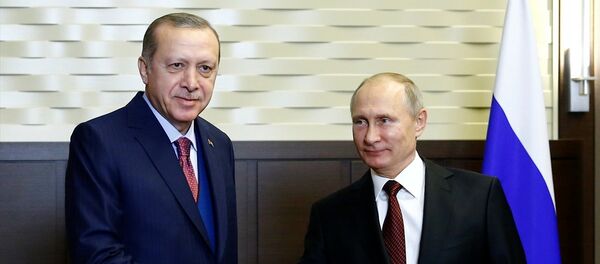 Rusya Devlet Başkanı Vladimir Putin ve Cumhurbaşkanı Recep Tayyip Erdoğan - Sputnik Türkiye