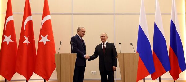 Cumhurbaşkanı Recep Tayyip Erdoğan ve Rusya Devlet Başkanı Vladimir Putin - Sputnik Türkiye