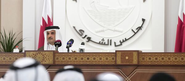 Katar Emiri Şeyh Temim bin Hamid el Sani Katar Emiri Şeyh Temim bin Hamid el Sani - Sputnik Türkiye