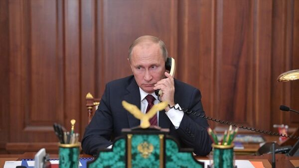 Rusya Devlet Başkanı Vladimir Putin - telefon - Sputnik Türkiye