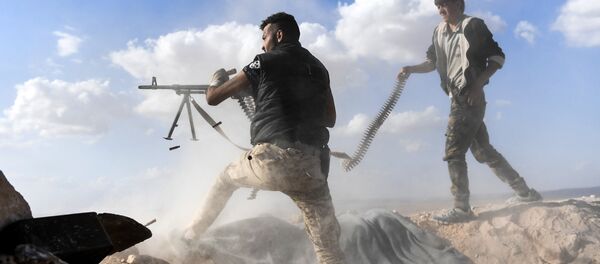 Suriye-Halep-Hükümet yanlısı güçler Suriye-Halep-Hükümet yanlısı güçler - Sputnik Türkiye