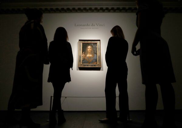 Daha önce sahte diye 60 dolara satılan Da Vinci tablosu, rekor kırdı - Sputnik Türkiye