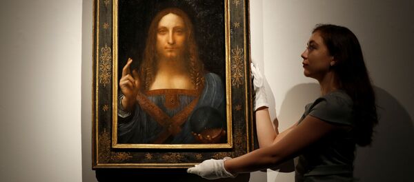 Daha önce sahte diye 60 dolara satılan Da Vinci tablosu, rekor kırdı - Sputnik Türkiye