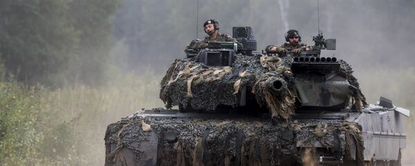Alman Leopard tankı - Sputnik Türkiye