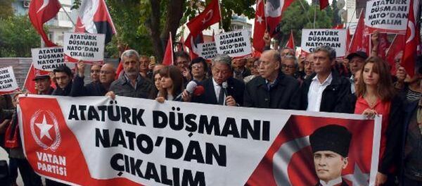 Vatan Partisi'nden NATO eylemi - Sputnik Türkiye