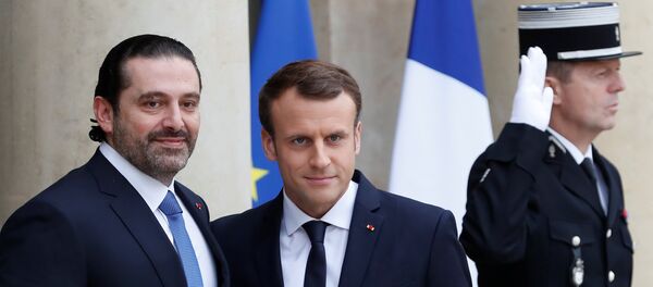 Hariri - Macron Hariri - Macron - Sputnik Türkiye