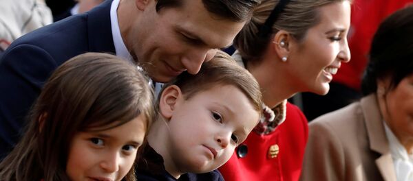 Jared Kushner- Ivanka Trump- Arabella ve Joseph Kushner - Sputnik Türkiye