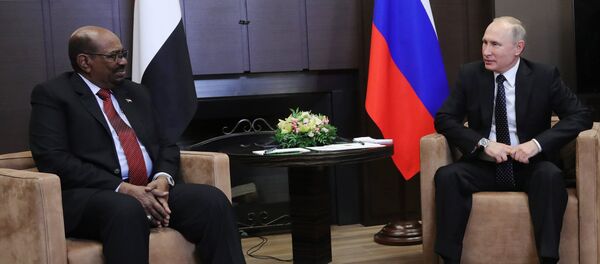 Sudan Devlet Başkanı Ömer Beşir- Rusya Devlet Başkanı Vladimir Putin - Sputnik Türkiye