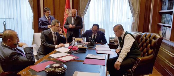 Erdoğan ve Trump telefonla görüştü Erdoğan ve Trump telefonla görüştü - Sputnik Türkiye