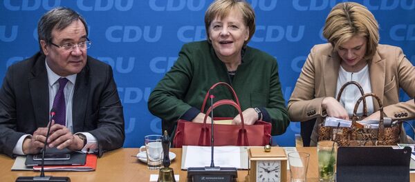 merkel cdu büyük koalisyon - Sputnik Türkiye