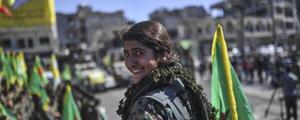 ABD Kürt YPG Rakka - Sputnik Türkiye