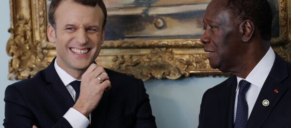 Macron Fildişi Sahilleri Macron Fildişi Sahilleri - Sputnik Türkiye