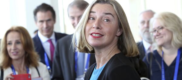 Avrupa Birliği (AB) Dış İlişkiler ve Güvenlik Politikası Yüksek Temsilcisi Federica Mogherini - Sputnik Türkiye