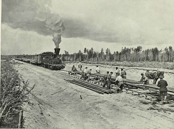 Trans-Sibirya demiryolu arşiv fotoğraflarında - Sputnik Türkiye