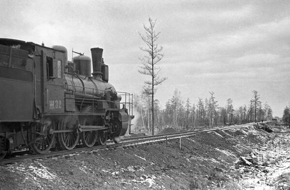 Trans-Sibirya demiryolu arşiv fotoğraflarında - Sputnik Türkiye