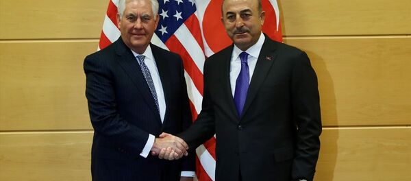 Dışişleri Bakanı Mevlüt Çavuşoğlu ve ABD'li mevkidaşı Rex Tillerson - Sputnik Türkiye