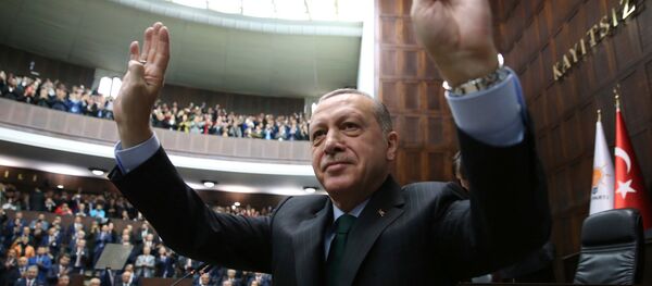 Cumhurbaşkanı ve AK Parti Genel Başkanı Recep Tayyip Erdoğan - Sputnik Türkiye