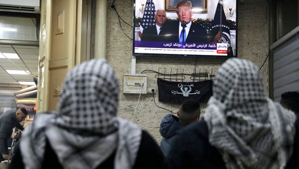 ABD Başkanı Donald Trump- Kudüs- Filistin- İsrail - Sputnik Türkiye