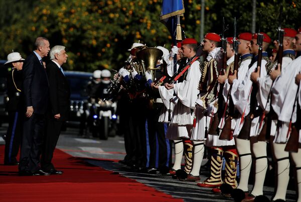 Cumhurbaşkanı Recep Tayyip Erdoğan, Yunanistan'da - Sputnik Türkiye