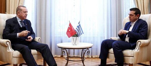Çipras - Erdoğan - Sputnik Türkiye
