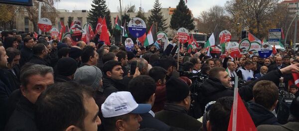 ​Memur-Sen’den ABD Büyükelçiliği önünde Kudüs protestosu - Sputnik Türkiye