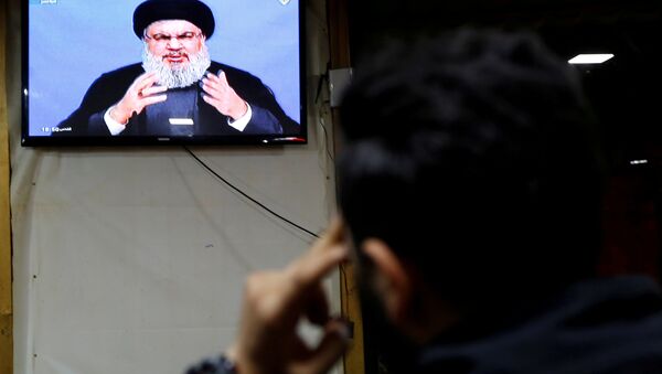 Hizbullah lideri Hasan Nasrallah - Sputnik Türkiye