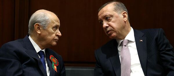 Devlet Bahçeli-Recep Tayyip Erdoğan Devlet Bahçeli-Recep Tayyip Erdoğan - Sputnik Türkiye