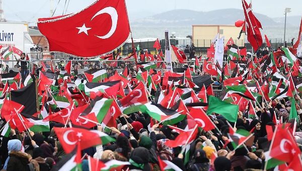 'Kudüs İslam'ındır' mitingi - Sputnik Türkiye