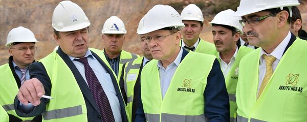 Akkuyu Nükleer Santrali'nin temel atma töreni yapıldı - Sputnik Türkiye