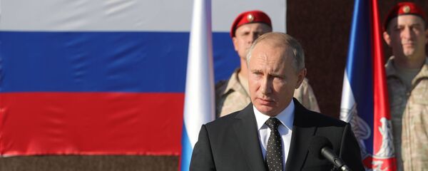 Putin Suriye'deki Hmeymim üssünde - Sputnik Türkiye