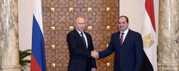 Rusya Devlet Başkanı Vladimir Putin- Mısır Cumhurbaşkanı Abdülfettah el Sisi - Sputnik Türkiye