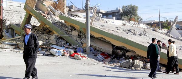 Irak Kürdistan Süleymaniye Derbendihan deprem - Sputnik Türkiye