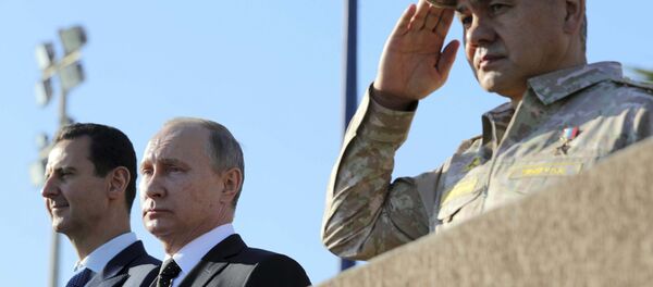 Rusya Devlet Başkanı Vladimir Putin- Suriye Devlet Başkanı Beşar Esad - Sputnik Türkiye