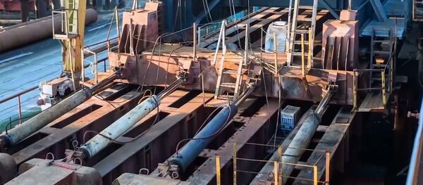 Kırım Köprüsü’nün otoyol şeritleri montaj çalışmaları böyle görüntülendi - Sputnik Türkiye