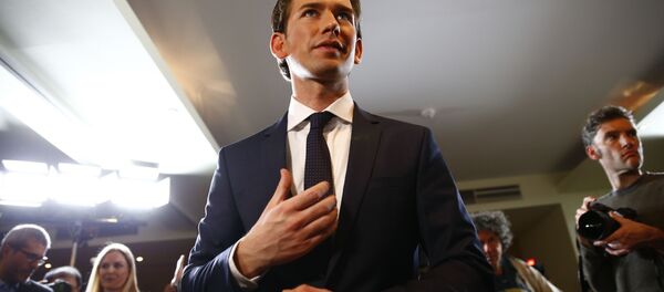 Merkez sağ Avusturya Halk Partisi lideri Dışişleri ve Entegrasyon Bakanı Sebastian Kurz - Sputnik Türkiye