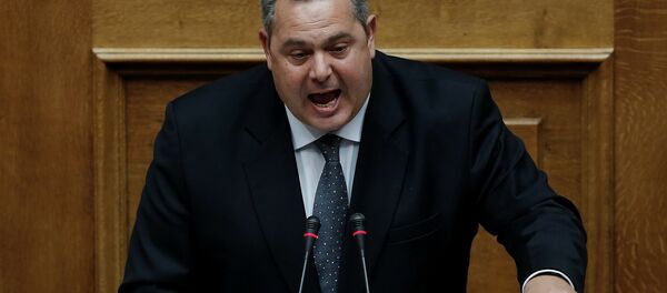 Yunanistan Savunma Bakanı Panos Kammenos - Sputnik Türkiye